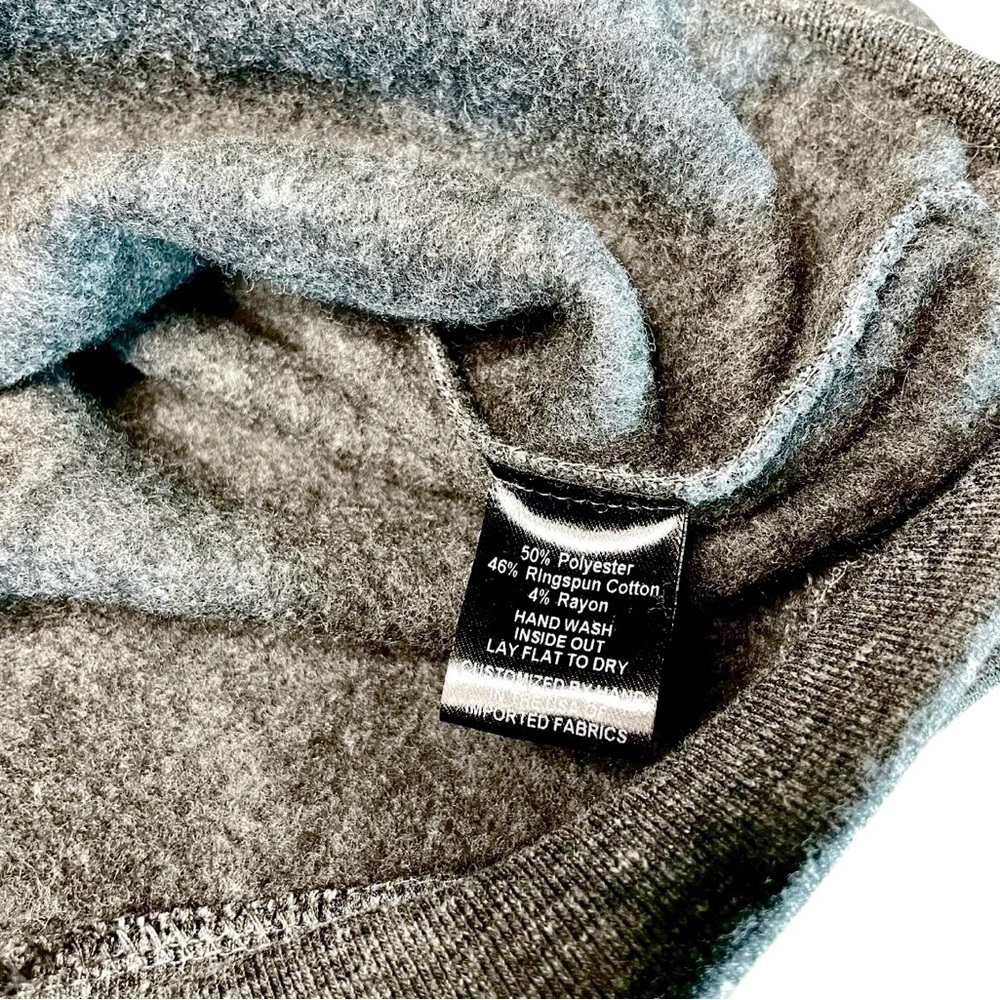 Bow & Drape Rollin With the Homies Sweatshirt S Gray Sequin Clueless - Picture 6 of 6
